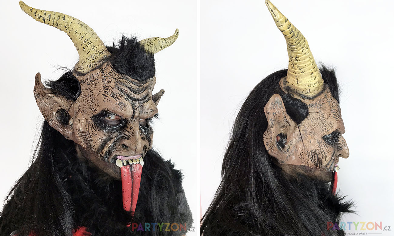 maska krampus detaily